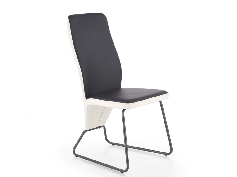 Krzesło K300 biało-czarne-1