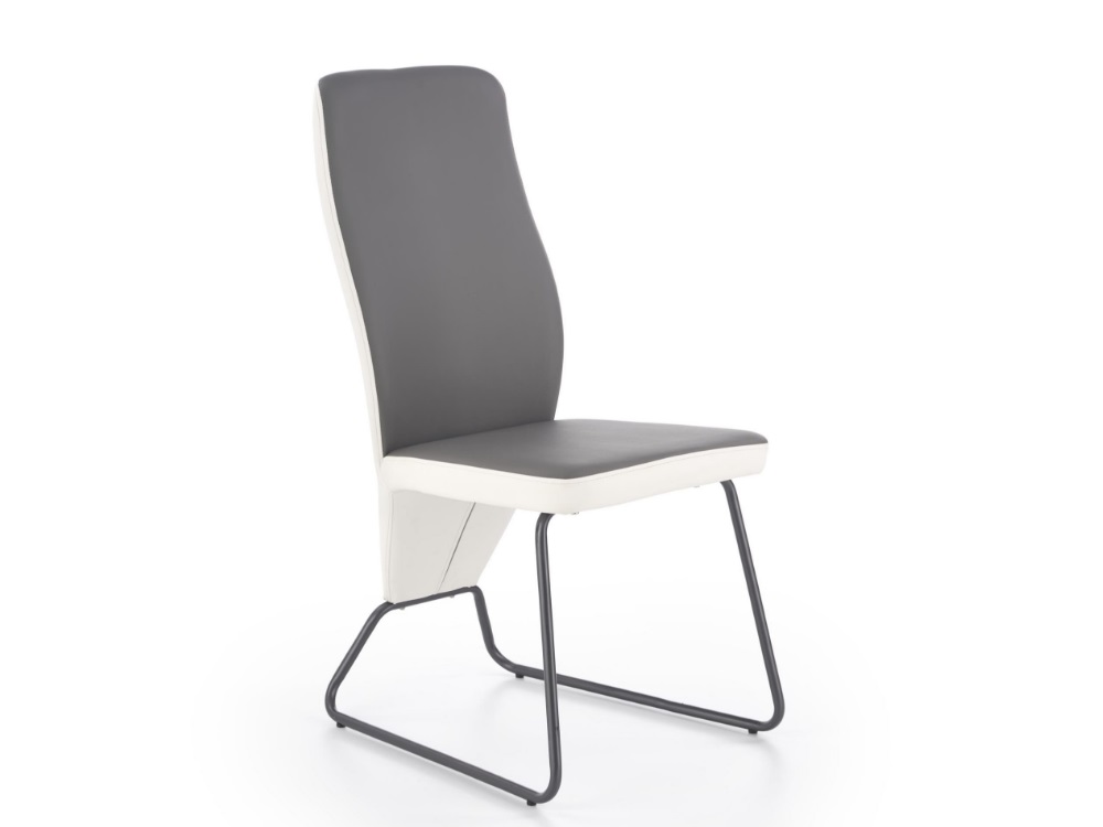 Krzesło K300 biało-popielaty-1