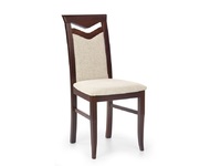 Krzesła - Krzesło CITRONE ciemny orzech