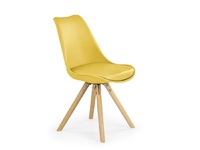 Krzesła - Krzesło K201 żółty
