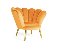 Fotele - Fotel Magnolia Velvet Gold