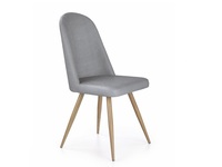 Krzesła - Krzesło K214 popielaty / dąb miodowy